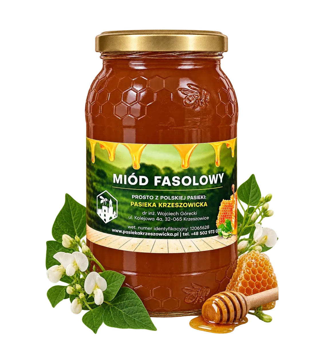 Miód fasolowy w aranżacji z pożytkiem